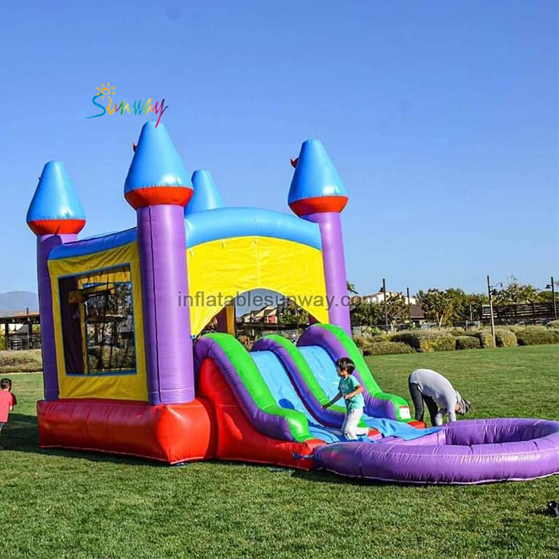 Inflatable bouncy castles